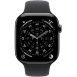 Apple Watch Series 11 5G (2025) Aluminum 46mm GPS eSIM NFC IP6X Aluminum Case Slate με Black Sport Band | Smartwatches - shopin.gr