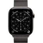 Apple Watch Series 11 5G (2025) Aluminum 46mm GPS eSIM NFC IP6X Aluminum Case Slate με Slate Milanese Loop | Smartwatches - shopin.gr