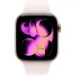 Apple Watch Series 11 (2025) Aluminum 46mm GPS NFC IP6X  Aluminum Case Rose Gold με Sport Band Light Blush | Smartwatches - shopin.gr