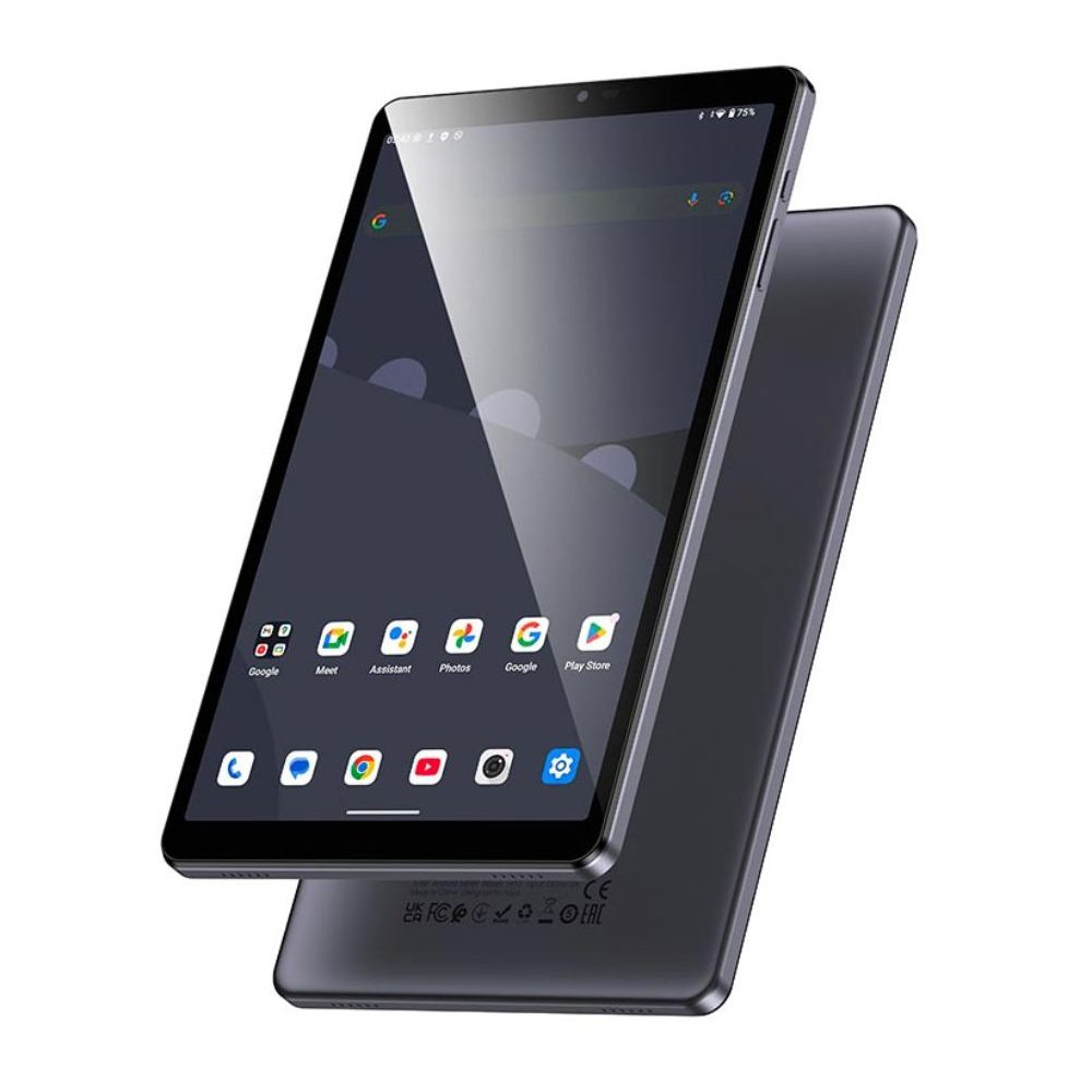 Tablet Hoco HI15 Super Thin 8.68" WiFi 4GB + 4GB/64GB HD Dual Camera MicroSD Android 15 5000mAh και Call Function Ασημί με Θήκη Book | Tablet - shopin.gr