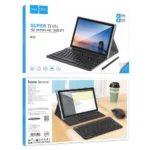 Tablet Hoco. A15 10.1" 4G 6GB/128GB Super Thin MicroSD Android 14 4000mAh με Πληκτρολόγιο Θήκη και Στυλό Ασημί | Tablet - shopin.gr