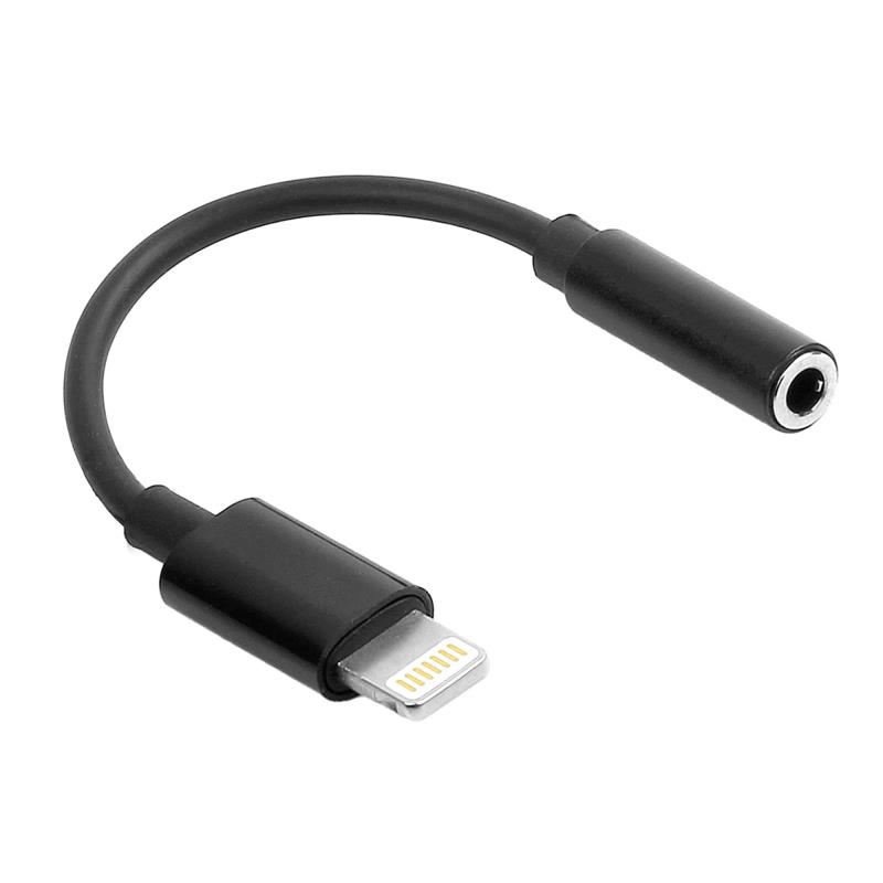Αντάπτορας Maxlife MXJL-02 3.5mm Θηλυκό σε Lightning Αρσενικό Μαύρο | Shopin.gr