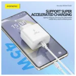 Φορτιστής Ταξιδίου Ταχείας Φόρτισης Foneng EU62 με Έξοδο USB C GaN 45W 3A Λευκό | Shopin.gr