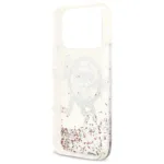 Θήκη Σιλικόνης Karl Lagerfeld Magsafe Apple iPhone 17 Pro Max Liquid Glitter Choupette Logo Διάφανο | Shopin.gr