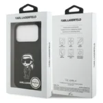 Θήκη Σιλικόνης Karl Lagerfeld Apple iPhone 17 Pro Max Sketch & Logo Karl Μαύρο | Shopin.gr