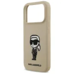 Θήκη Σιλικόνης Karl Lagerfeld Apple iPhone 17 Pro Max Sketch & Logo Karl Καφέ | Shopin.gr