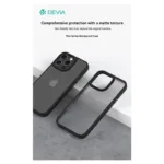 Θήκη TPU & PC Shock Proof Devia Apple iPhone 16 Plus Pino Μαύρο | Shopin.gr