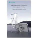 Θήκη TPU & PC Shock Proof Devia Magnetic Apple iPhone 16 Pro Clean με Stand Διάφανο | Shopin.gr