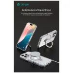 Θήκη TPU & PC Shock Proof Devia Magnetic Apple iPhone 16 Pro Clean με Stand Διάφανο | Shopin.gr