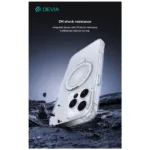 Θήκη TPU & PC Shock Proof Devia Magnetic Apple iPhone 16 Pro Clean με Stand Διάφανο | Shopin.gr