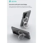 Θήκη TPU & PC Shock Proof Devia Magnetic Samsung Galaxy S26 5G Clean με Stand Διάφανο | Shopin.gr