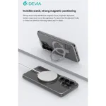 Θήκη TPU & PC Shock Proof Devia Magnetic Samsung Galaxy S26 5G Clean με Stand Διάφανο | Shopin.gr