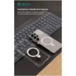 Θήκη TPU & PC Shock Proof Devia Magnetic Samsung Galaxy S26 Plus 5G Clean με Stand Διάφανο | Shopin.gr