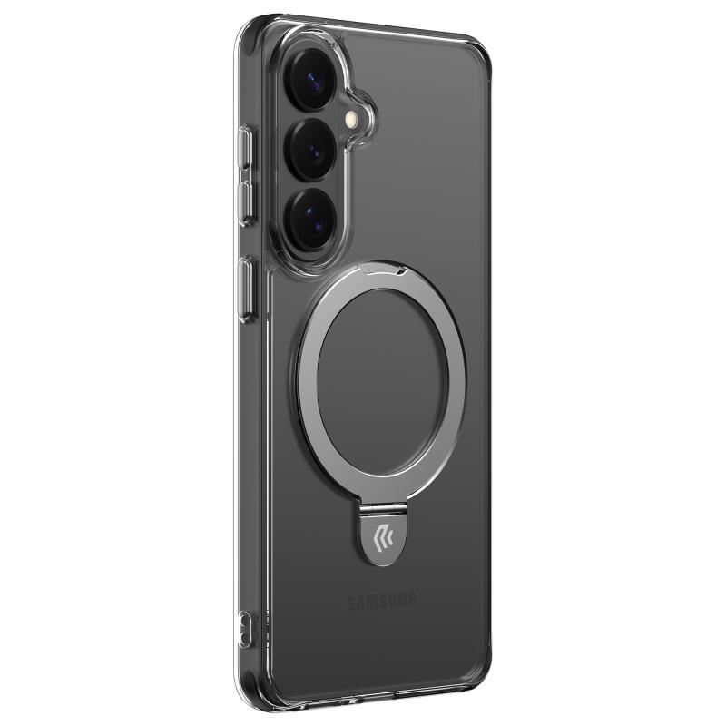 Θήκη TPU & PC Shock Proof Devia Magnetic Samsung Galaxy S26 Plus 5G Clean με Stand Διάφανο | Shopin.gr