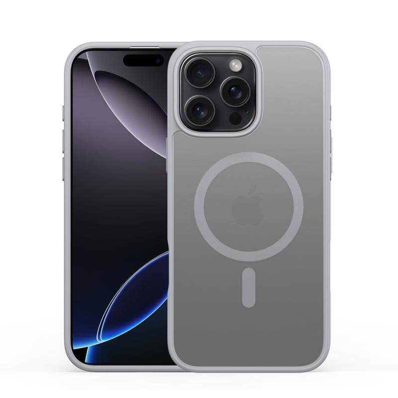 Θήκη TPU & PC Dux Ducis Yind Magnetic MagSafe Apple iPhone 16 Pro Max Γκρι | Shopin.gr