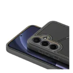 Θήκη Δερμάτινη Dux Ducis Rafi II Mag 3 σε 1 MagSafe RFID Blocker Samsung S931B Galaxy S25 5G με Stand Μαύρο | Shopin.gr