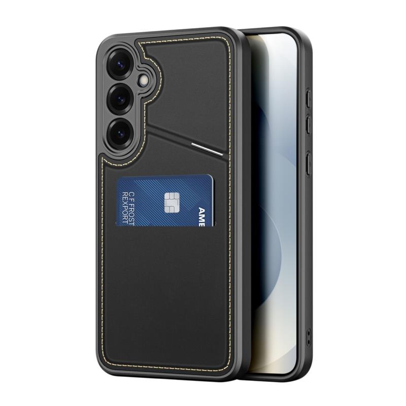 Θήκη Δερμάτινη Dux Ducis Rafi II Mag 3 σε 1 MagSafe RFID Blocker Samsung S936B Galaxy S25 Plus 5G με Stand Μαύρο | Shopin.gr