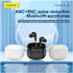 True Wireless Ακουστικά Bluetooth Foneng BL152 ANC+ENC Λευκό | Shopin.gr