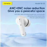 True Wireless Ακουστικά Bluetooth Foneng BL152 ANC+ENC Λευκό | Shopin.gr