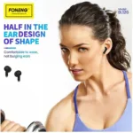 True Wireless Ακουστικά Bluetooth Foneng BL126 ENC Λευκό | Shopin.gr
