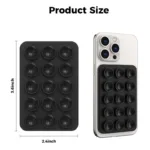 Βάση Στήριξης με Βεντούζα Ahastyle PT-CY202-S με Αυτοκόλλητη Ταινία για Smartphones Μαύρο | Shopin.gr