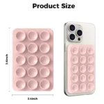 Βάση Στήριξης με Βεντούζα Ahastyle PT-CY202-S με Αυτοκόλλητη Ταινία για Smartphones Ροζ | Shopin.gr