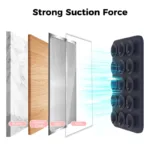 Βάση Στήριξης με Βεντούζα Magnetic Ahastyle PT-CY202 για Smartphones Σκούρο Μπλε | Shopin.gr