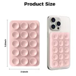 Βάση Στήριξης με Βεντούζα Magnetic Ahastyle PT-CY202 για Smartphones Ροζ | Shopin.gr