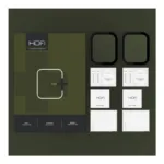 Hybrid Nano Glass Hofi Pro+ Apple Watch 10/ 11 46mm Μαύρο (2 τεμ.) | Shopin.gr