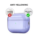 Θήκη Soft TPU AhaStyle WG94 Apple AirPods Pro 2 (2022) Διάφανο-Μωβ | Shopin.gr