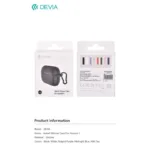 Θήκη Σιλικόνης Devia Apple AirPods 4 Naked Βιολετί | Shopin.gr