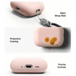 Θήκη Σιλικόνης Ringke Apple AirPods Pro 3 (2025) Ροζ | Shopin.gr