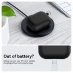 Θήκη Σιλικόνης AhaStyle WG184 Apple AirPods Pro 3 Premium με Γάντζο Μαύρο | Shopin.gr