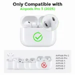 Θήκη Σιλικόνης AhaStyle WG184 Apple AirPods Pro 3 Premium με Γάντζο Γκρι | Shopin.gr