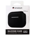 Θήκη Σιλικόνης AhaStyle PT187-2-C Apple AirPods Pro 2 (2022) Μαύρο | Shopin.gr