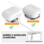 Θήκη Σιλικόνης AhaStyle PT187-2-C Apple AirPods Pro 2 (2022) Λευκό | Shopin.gr