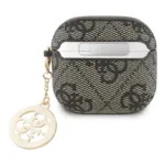 Θήκη PC Guess Apple AirPods 4 (2024) Strass Charm Collection 4G Καφέ | Shopin.gr