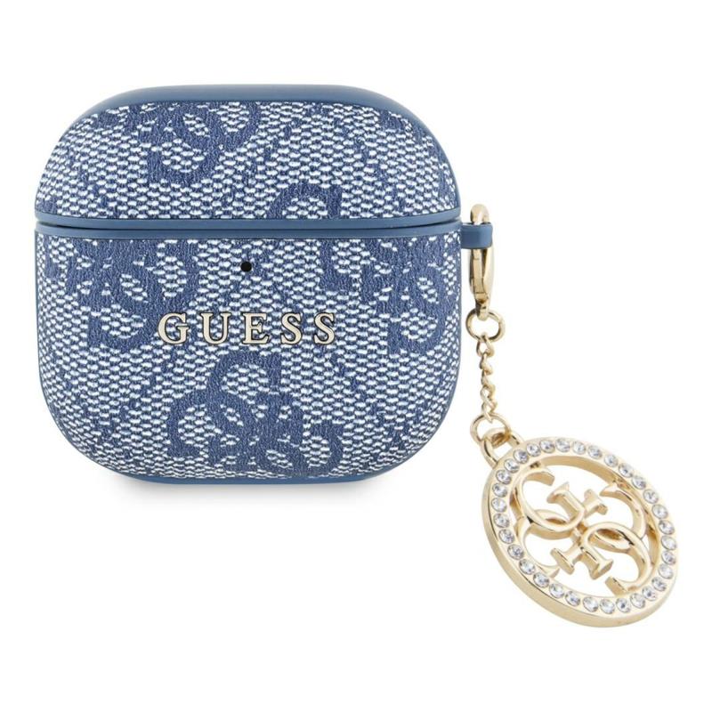 Θήκη PC Guess Apple AirPods 4 (2024) Strass Charm Collection 4G Μπλε | Shopin.gr