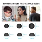 Eartips Σιλικόνης AhaStyle WG86-K Apple AirPods Pro 1 & 2 Μαύρο (3 ζεύγη) | Shopin.gr