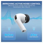 Eartips Σιλικόνης AhaStyle WG187 Apple AirPods Pro 3 S/ M/ L Μαύρο (3 ζεύγη) | Shopin.gr