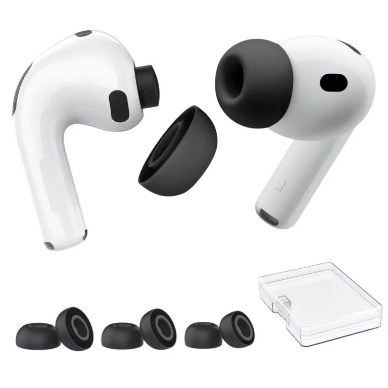 Eartips Σιλικόνης AhaStyle WG187 Apple AirPods Pro 3 S/ M/ L Μαύρο (3 ζεύγη) | Shopin.gr