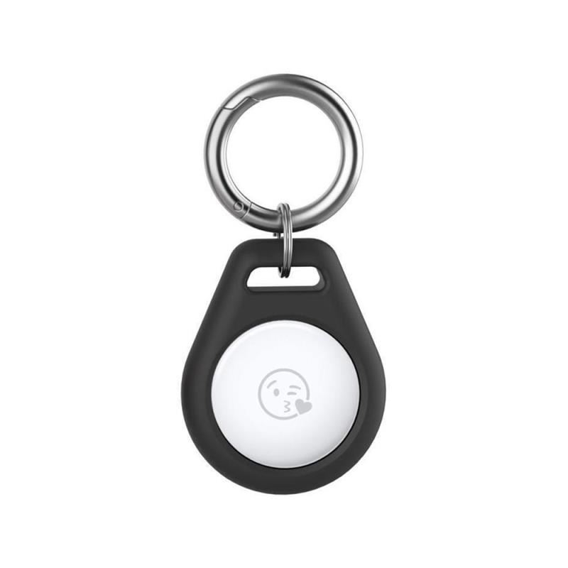 Θήκη - Μπρελόκ Premium Silicone AhaStyle PT155 για Apple AirTag Μαύρο | Shopin.gr