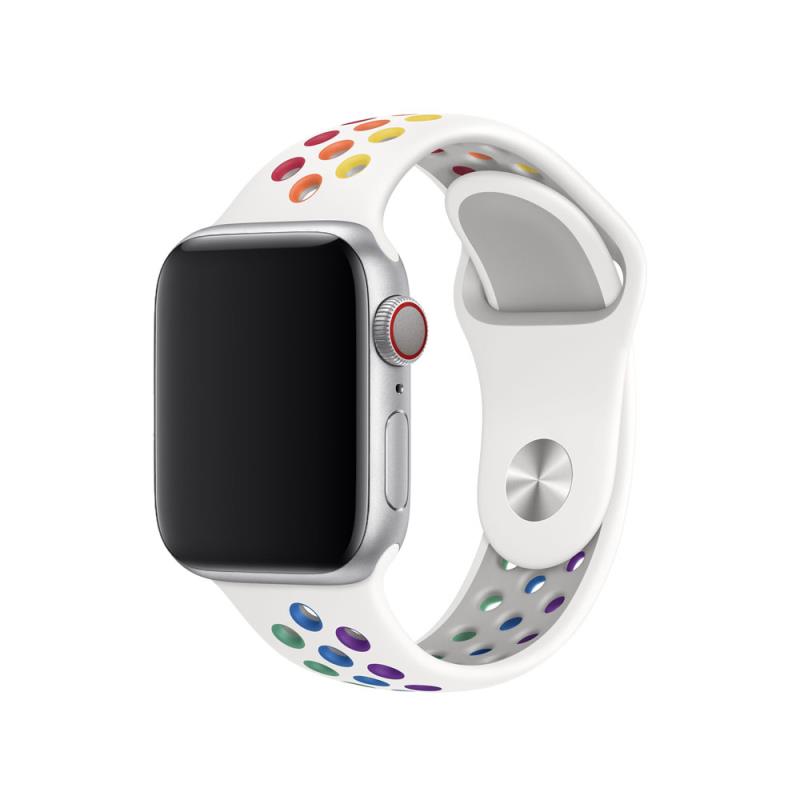 Λουράκι Devia Sport2 Apple Watch (38/ 40/ 41mm) Deluxe Rainbow | Shopin.gr