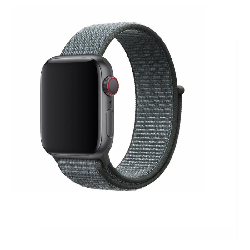 Λουράκι Devia Sport3 Nylon Woven Apple Watch (38/ 40/ 41mm) Deluxe Γκρι | Shopin.gr