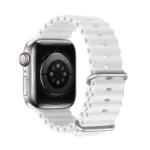 Λουράκι Σιλικόνης Dux Ducis OceanWave Bracelet Apple Watch (38/ 40/ 41mm) Λευκό | Shopin.gr