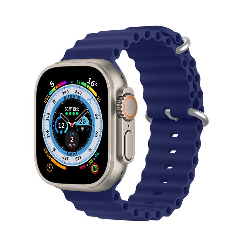 Λουράκι Σιλικόνης Dux Ducis OceanWave Bracelet Apple Watch (38/ 40/ 41mm) Σκούρο Μπλε | Shopin.gr