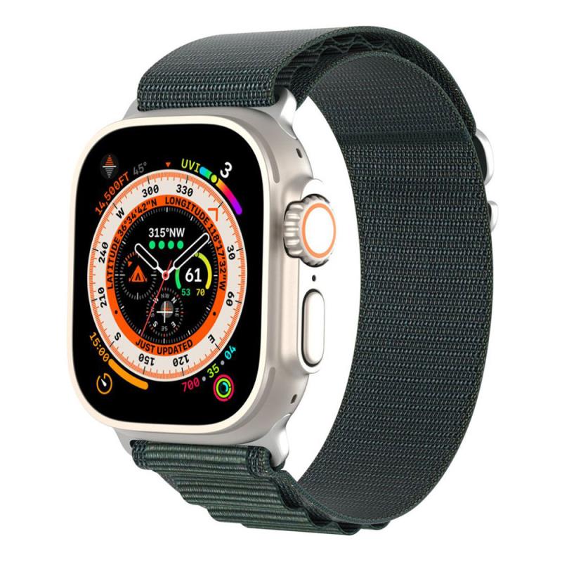 Λουράκι Dux Ducis Sport Nylon Woven Bracelet Apple Watch (42/ 44/ 45/ 49mm) Πράσινο | Shopin.gr