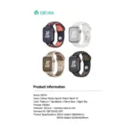 Λουράκι Devia Sport2 Apple Watch (42/ 44/ 45/ 49mm) Deluxe V2 Midnight Sky | Shopin.gr