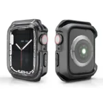 Θήκη TPU & PC Devia Sport Apple Watch 7/ 8 (41mm) Shock Proof Φιμέ Μαύρο | Shopin.gr