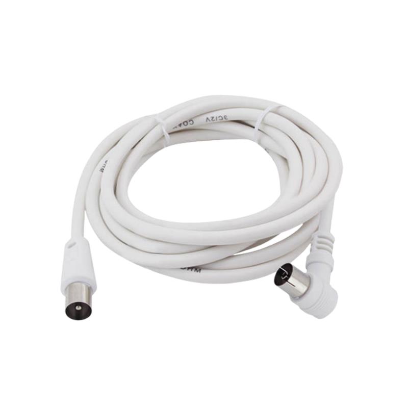 Καλώδιο Κεραίας RF GSC M/F με Γωνία 1.5m Λευκό | Shopin.gr